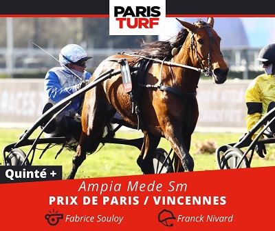 L'immensa Ampia Mede SM in 1.15.9 trionfa sui 4150 metri del Prix de Paris a Vincennes
