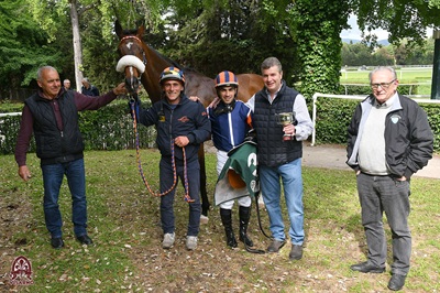Il 4 anni Aramis domina sui 2000 metri dl City of Troy al Cesare Meli