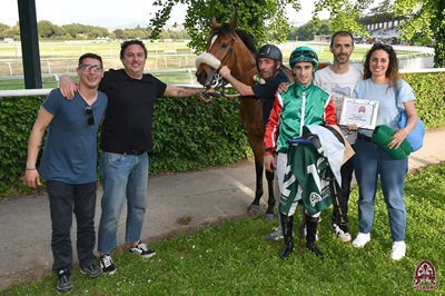 Con Stefano Saiu Sunshine Day spicca il volo nella Tris, premio Duca di Parma al Visarno