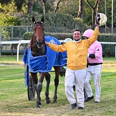 In 10.000 a Capannelle: Gabrioz vince il Derby Italiano del Trotto