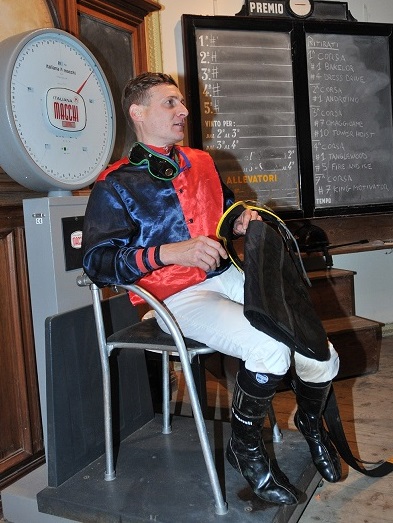 Nel 2015 Germano Marcelli leader dei fantini di Firenze Galoppo